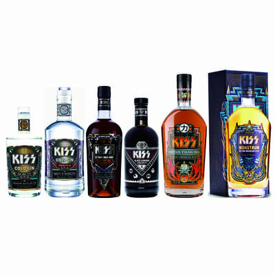 KISS cold gin black diamond detroit rock hotter than hell monstrum コールド・ジン　ブラックダイアモンド　デトロイト・ロック　ホッターザンヘル　地獄のさけび　モンストラム　公式　オフィシャル　ジン　ラム